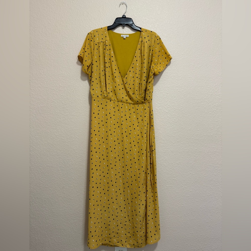 Maxi wrap dress